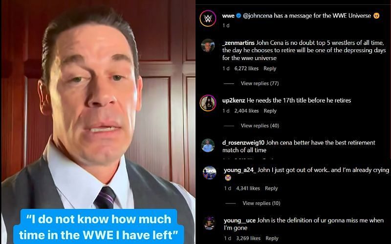 WWE fans left devastated after John Cena teases retirement in last appearance